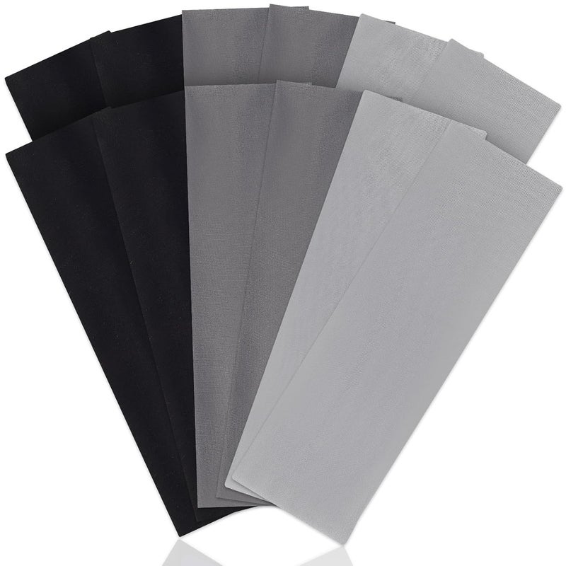 Panleding 12 Pack Sports Headbands for Women, Non-Slip Elastic Soft Hair Bands, Fashion Hair Warp for Workout, Yoga, Running, Fitness (3 Neutral Colors) - Image 1